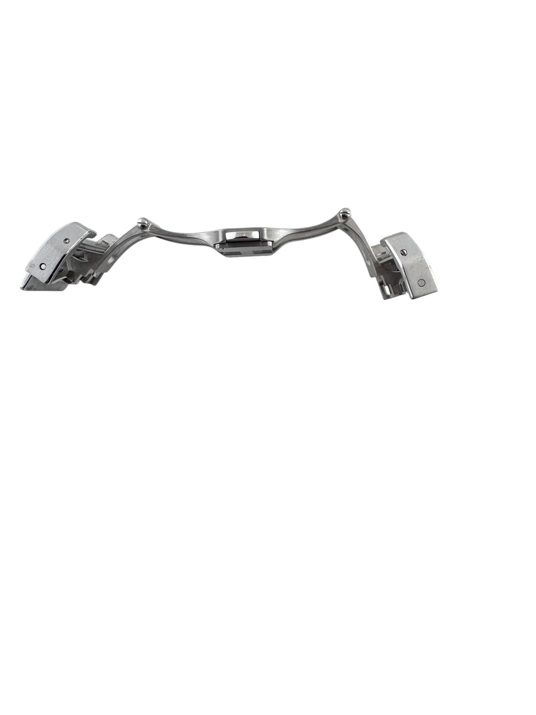 Cartier Santos 18K White Gold Replacement Butterfly Folding Clasp #20663 For Sale 1