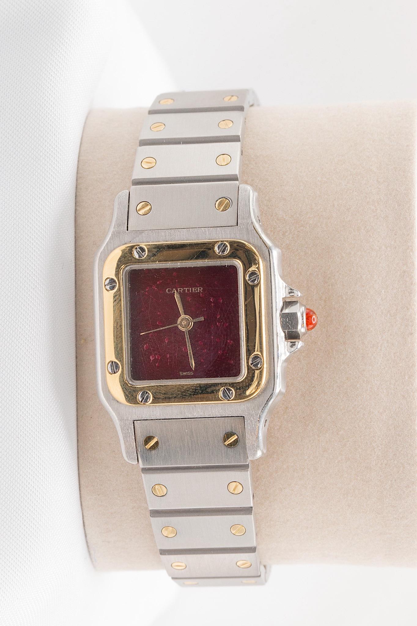 cartier santos red face