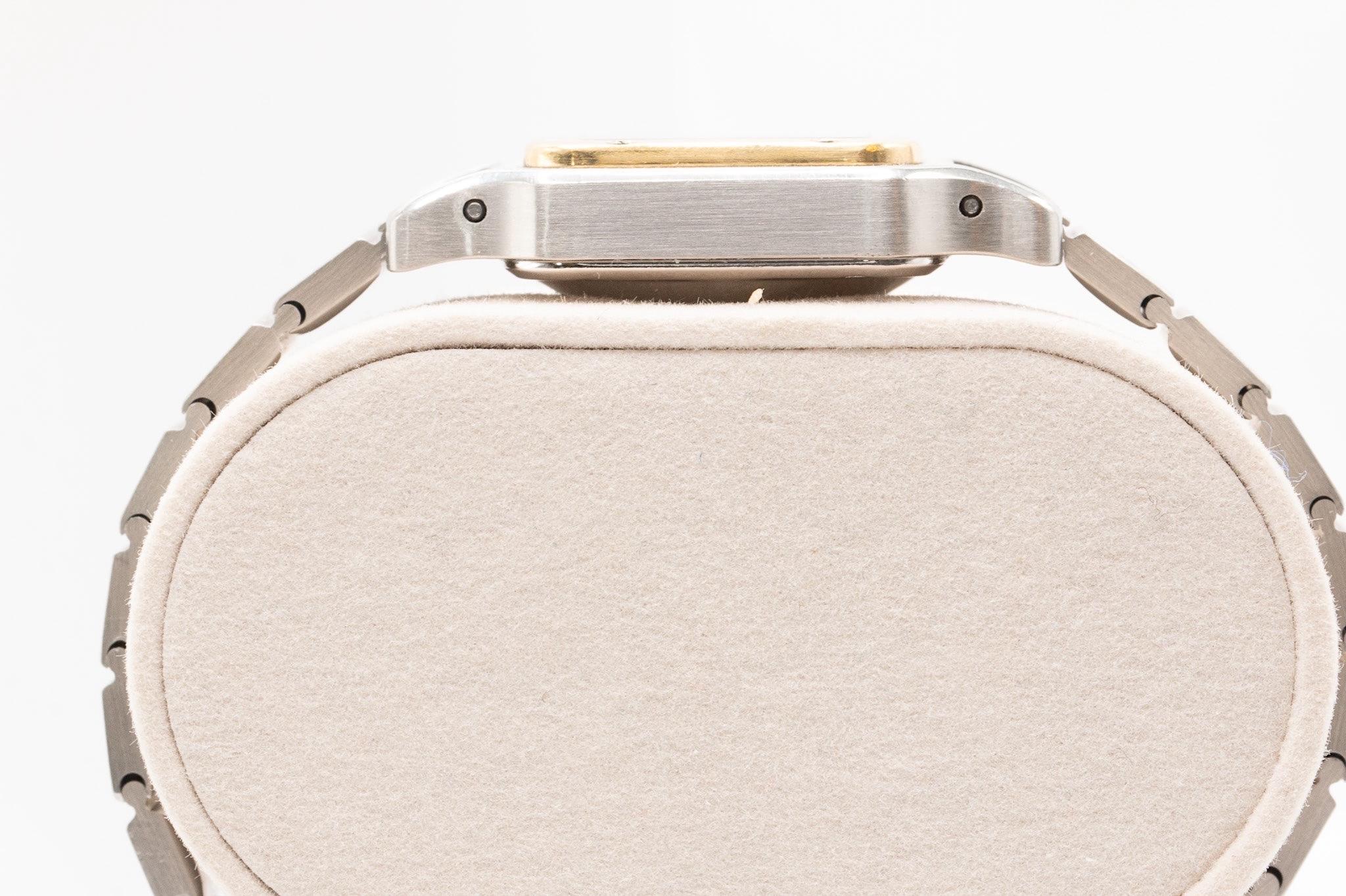 Women's Cartier Santos 18k Yellow Gold And Stainless 