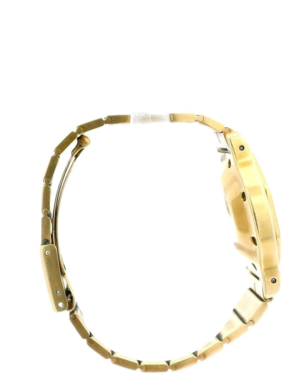 Cartier Santos: 18 Karat Gelbgold Damenuhr Santos 1