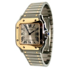 Cartier Santos 18k Yellow Gold & Stainless Steel Watch