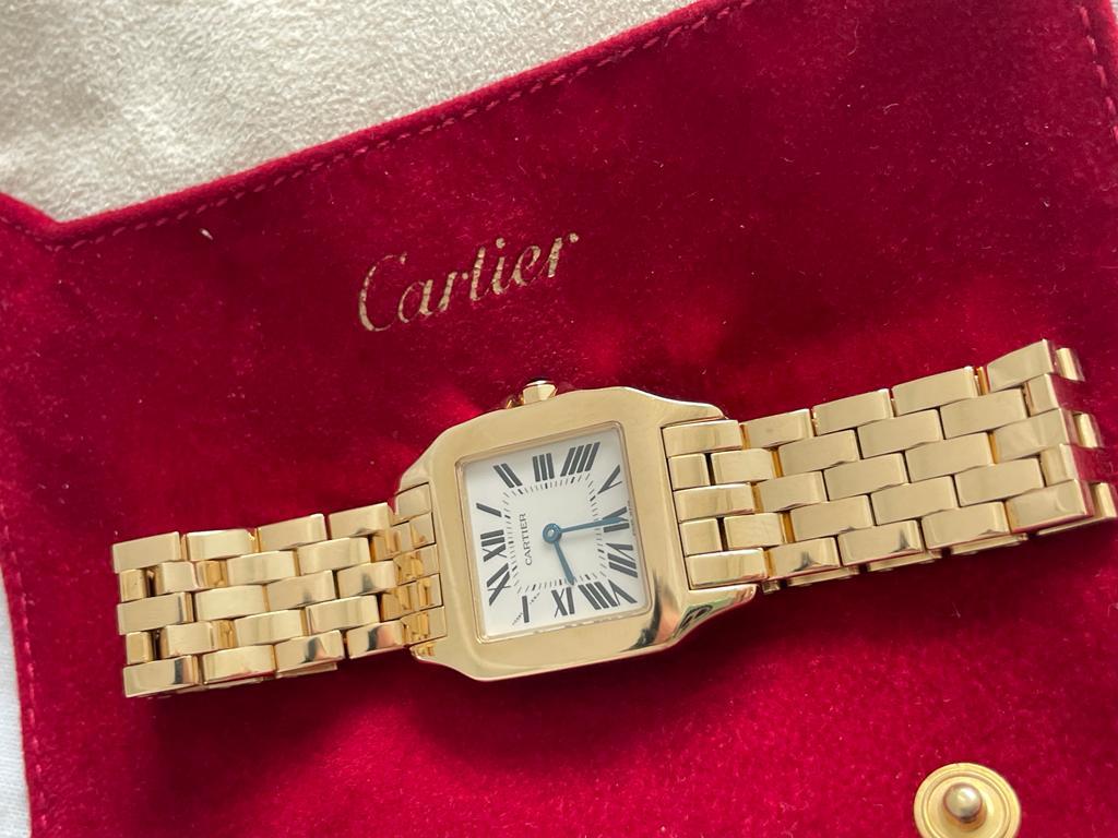 Cartier Santos 18k Yellow Gold Watch 4