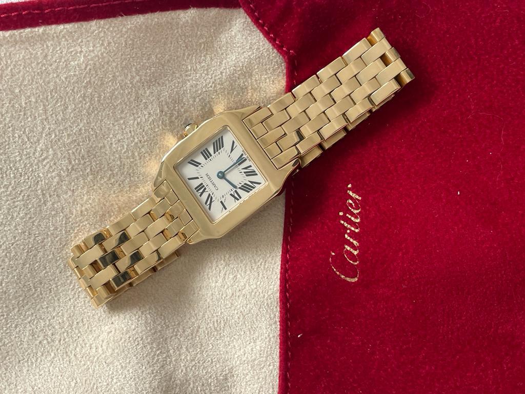 Cartier Santos 18k Yellow Gold Watch 11