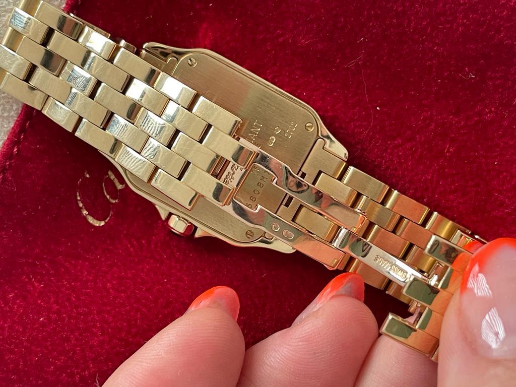 Cartier Santos 18k Yellow Gold Watch 2