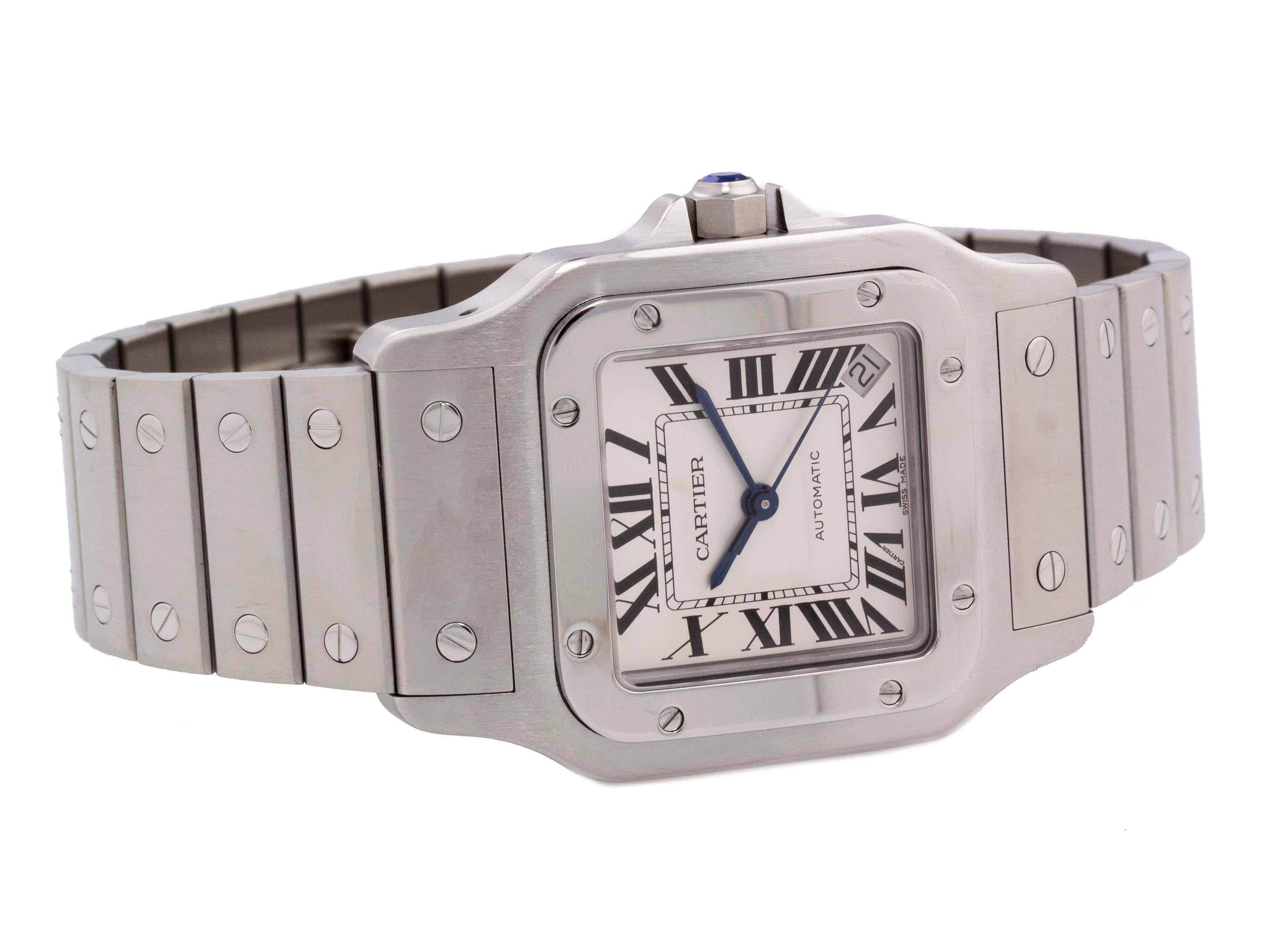 Cartier Santos 2823 In Excellent Condition In Willow Grove, PA