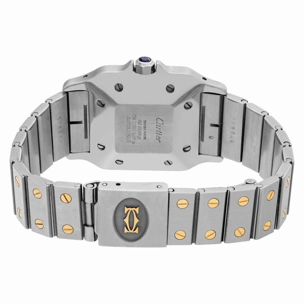  Montre Cartier Santos ac 23,80, cadran blanc, certifié et garantie Pour hommes 