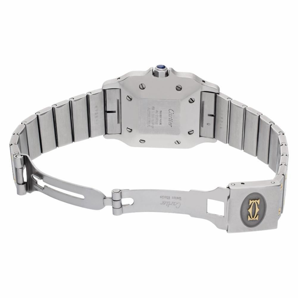 Montre Cartier Santos ac 23,80, cadran blanc, certifié et garantie 1