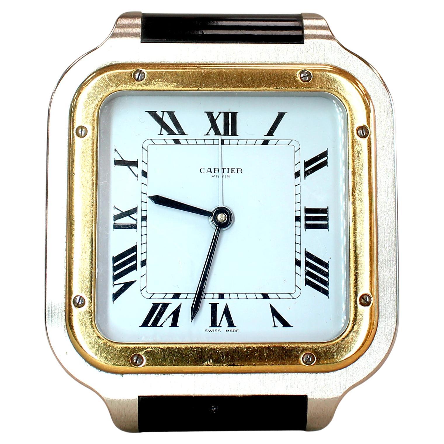 Cartier Santos Alarm Clock For Sale