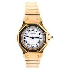 Cartier Santos Automatico Oro 18 carati Quadrante 60045 Donna