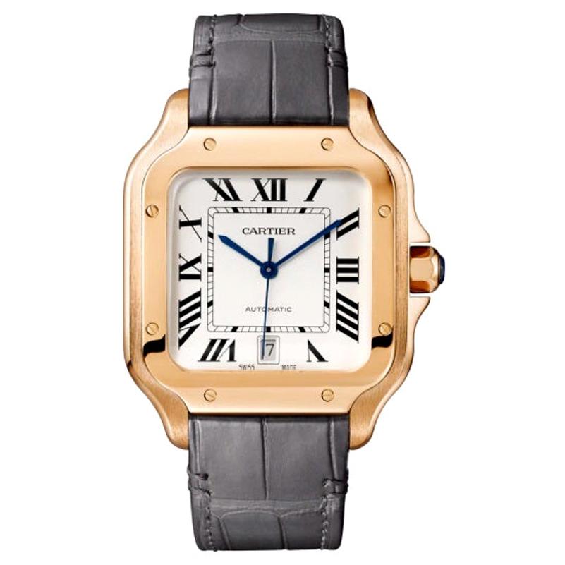 Cartier Santos Automatic Large Model Rose Gold Watch WGSA0019