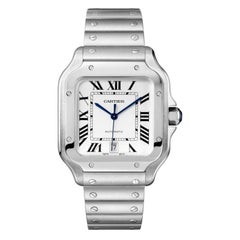 Cartier Santos Automatik großes Modell Stahl Uhr WSSA0018