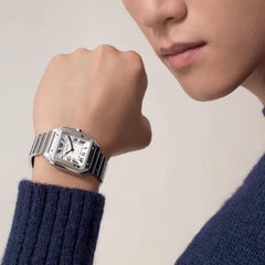 Cartier Santos Automatic Medium Model Steel Watch WSSA0029