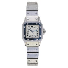 CARTIER Santos automatic vintage steel watch