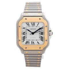 Cartier Santos Automatik-Armbanduhr Ref W2SA0016. Neueste Version 2022.