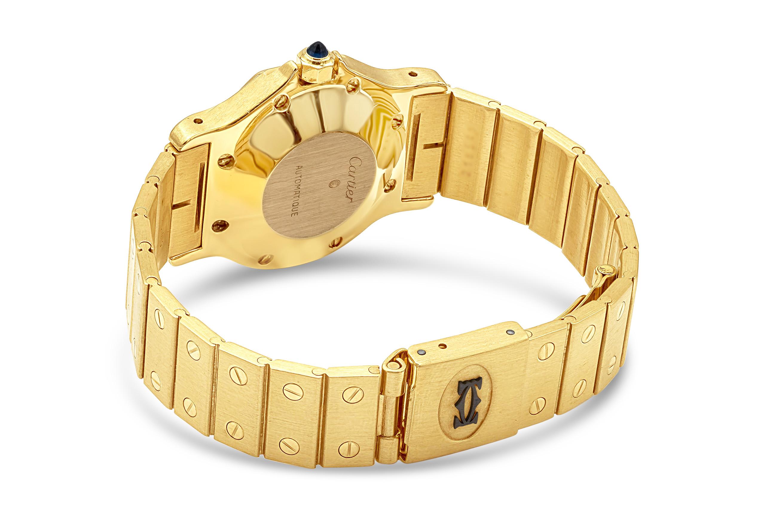 cartier santos octagon mens