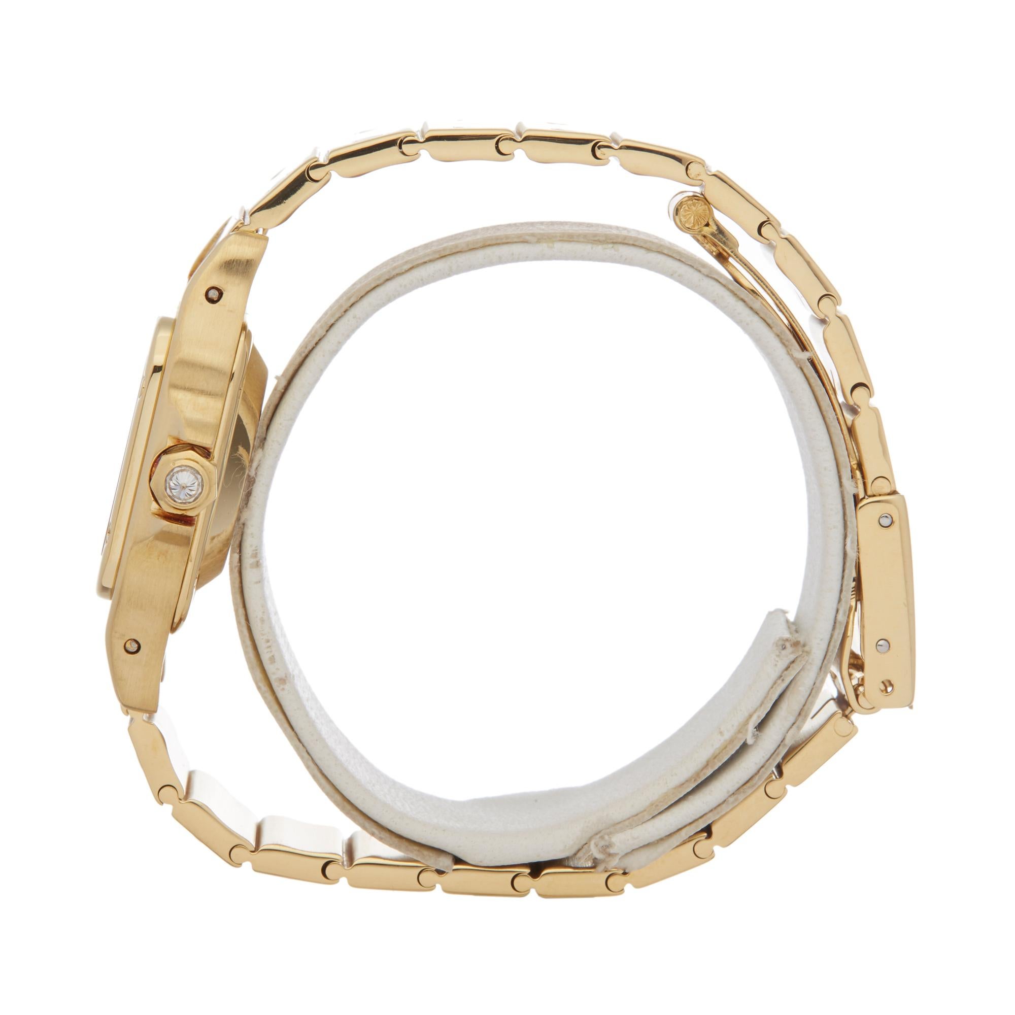 cartier santos carree gold