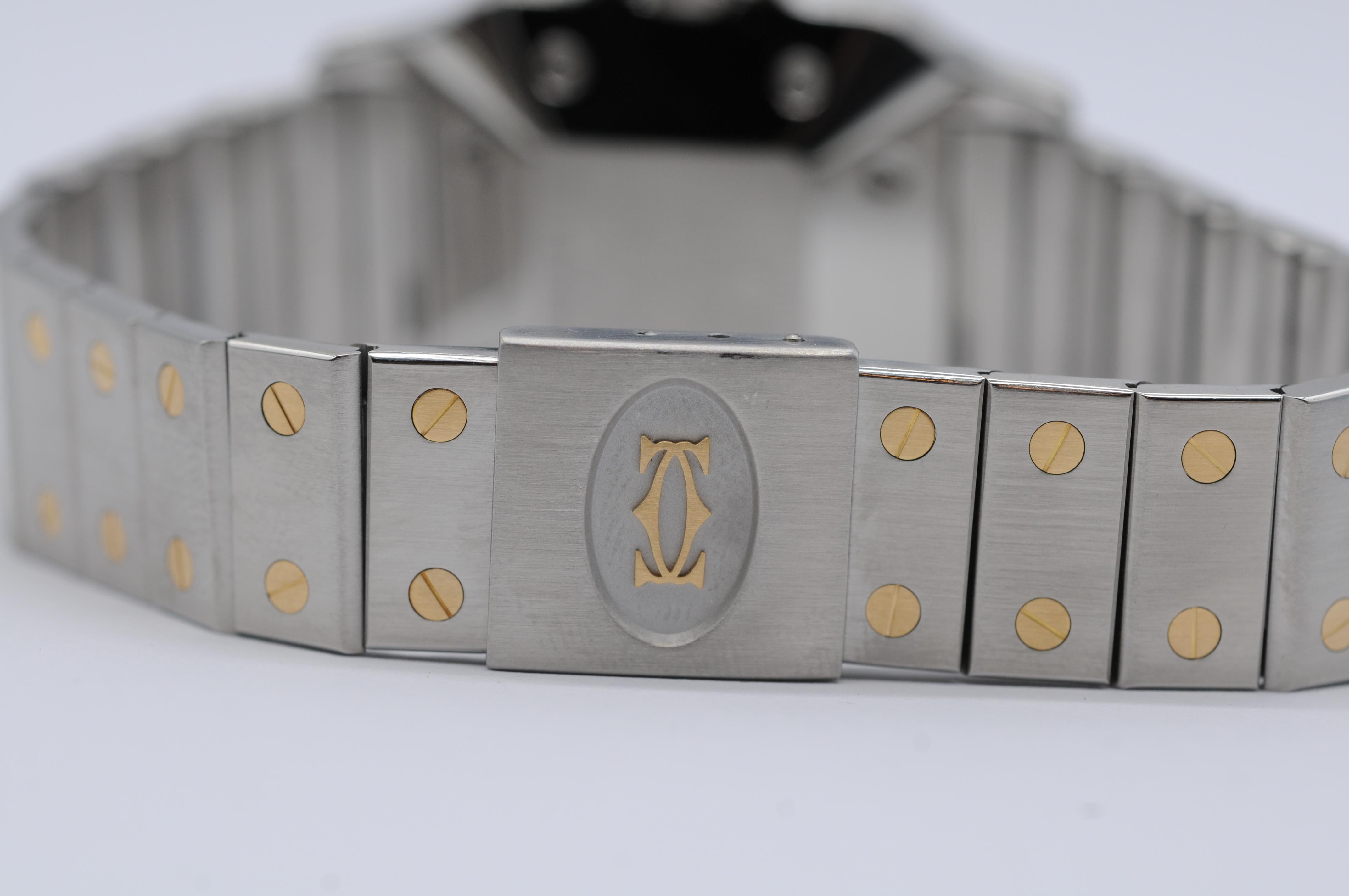 Cartier Santos acciaio oro Ref:2961 automatico 5
