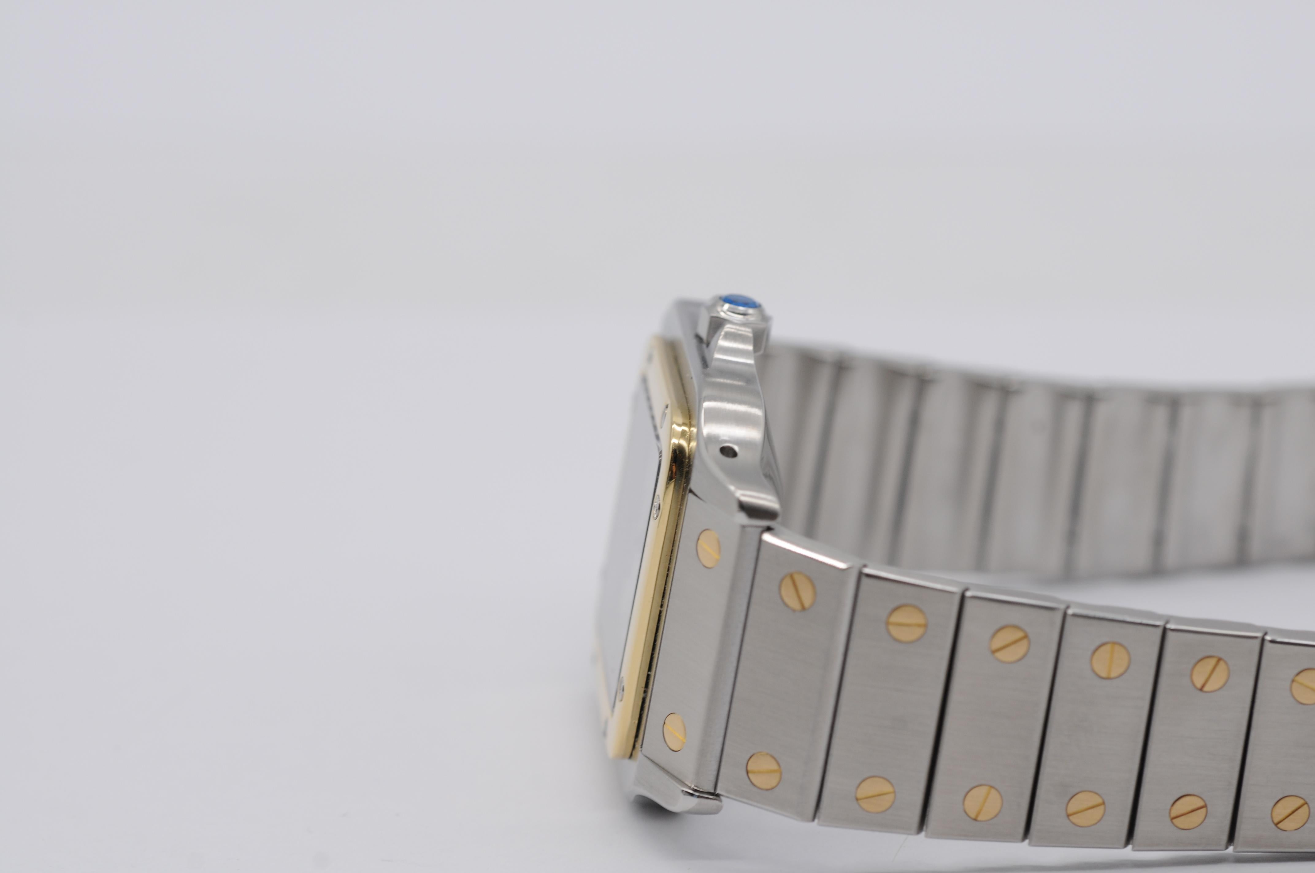 Cartier Santos acciaio oro Ref:2961 automatico 8