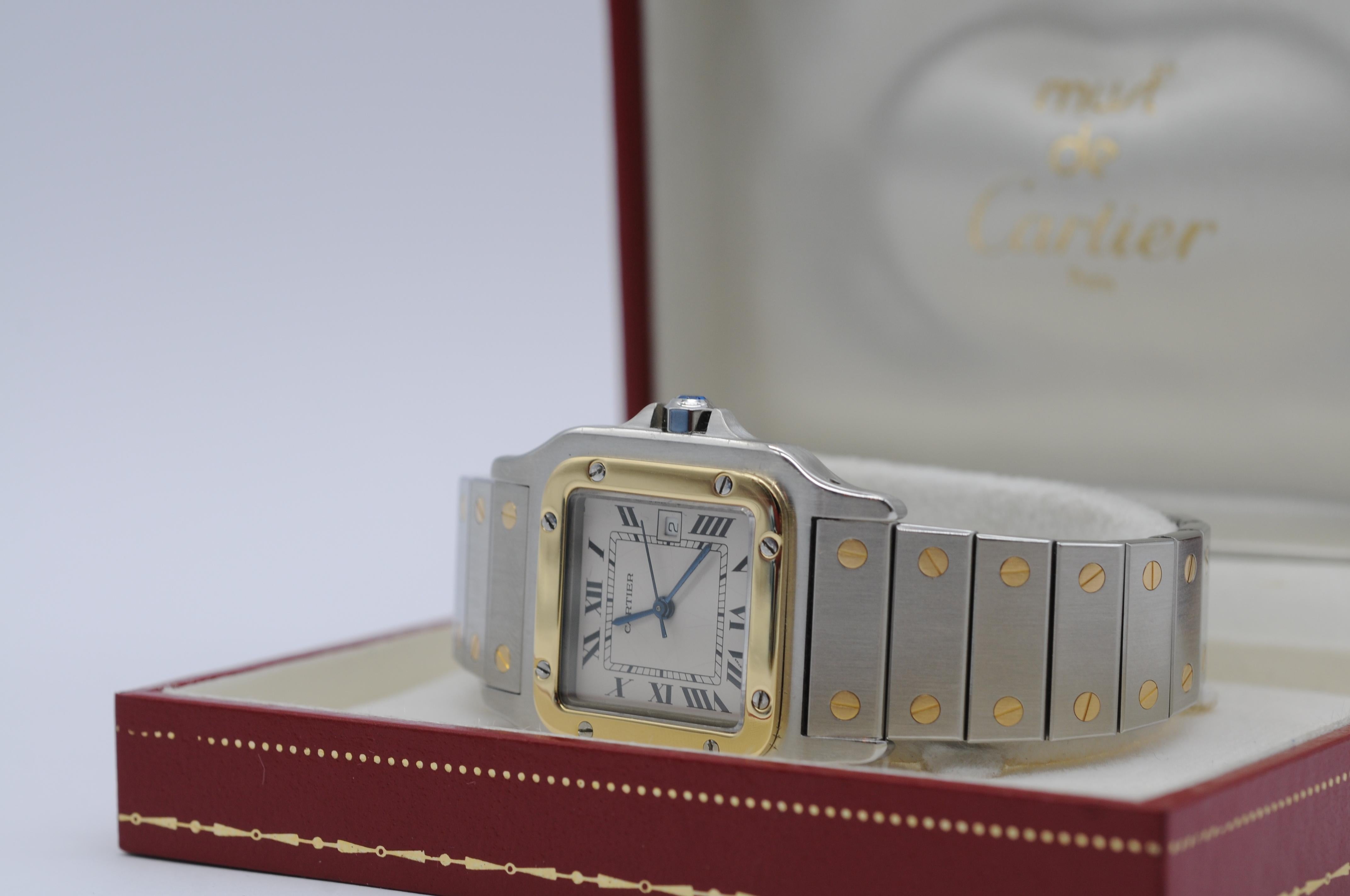 cartier santos carree date ref 2961
