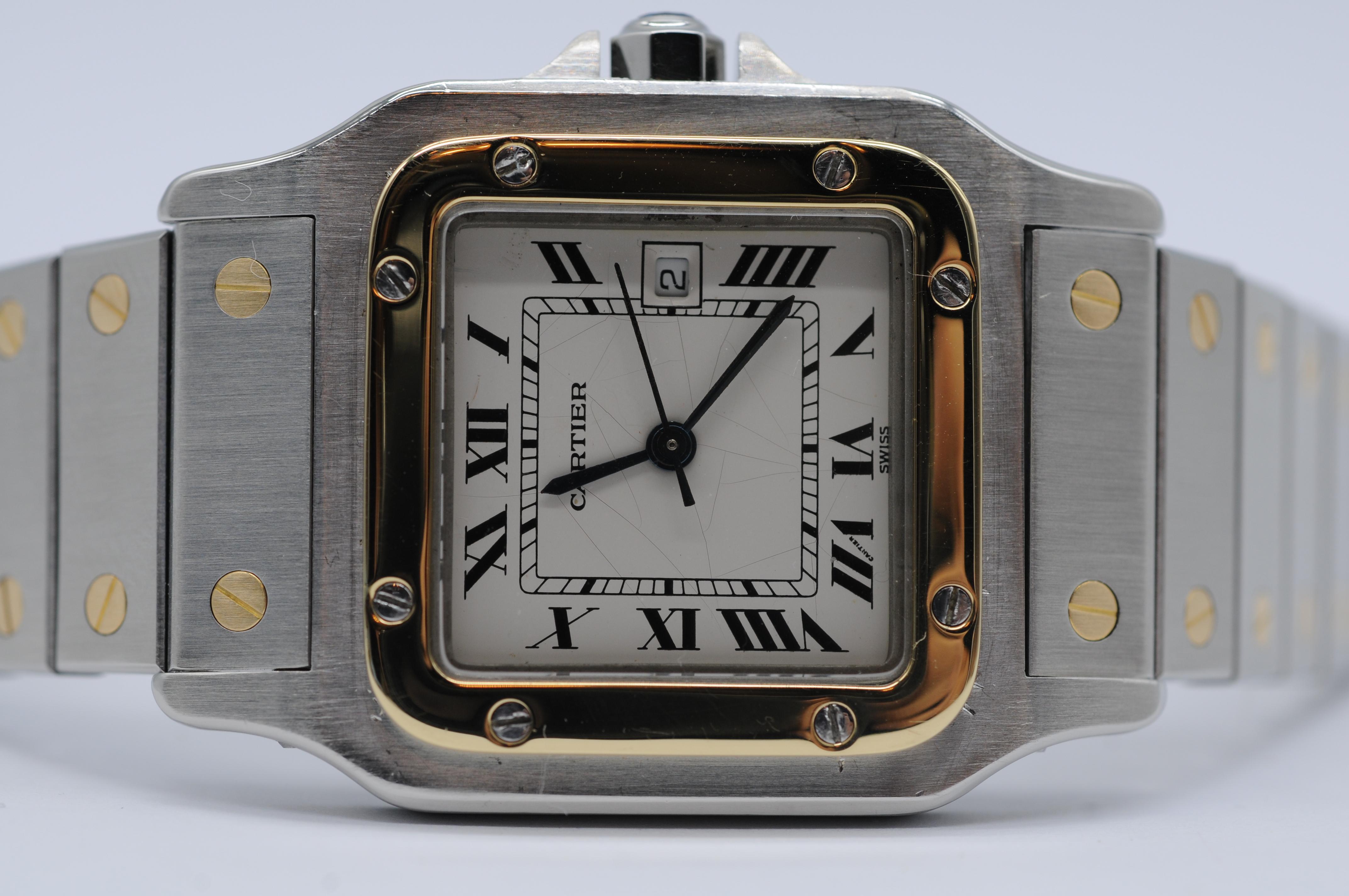 Cartier Santos acciaio oro Ref:2961 automatico 1