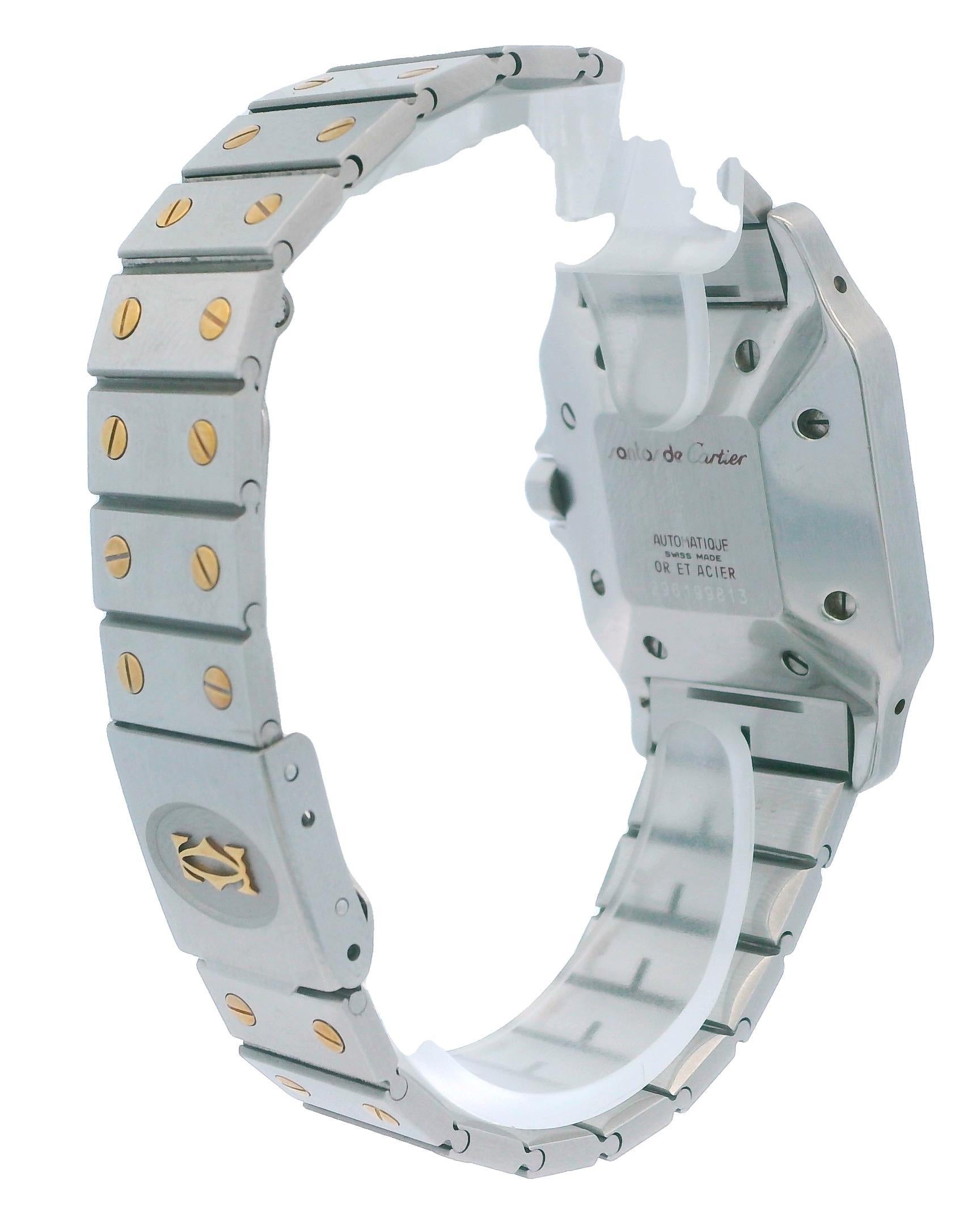 Cartier Santos Carrée Two-Tone Watch Box & Papers 1