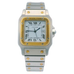 Cartier Santos Carrée Two-Tone Watch Box & Papers