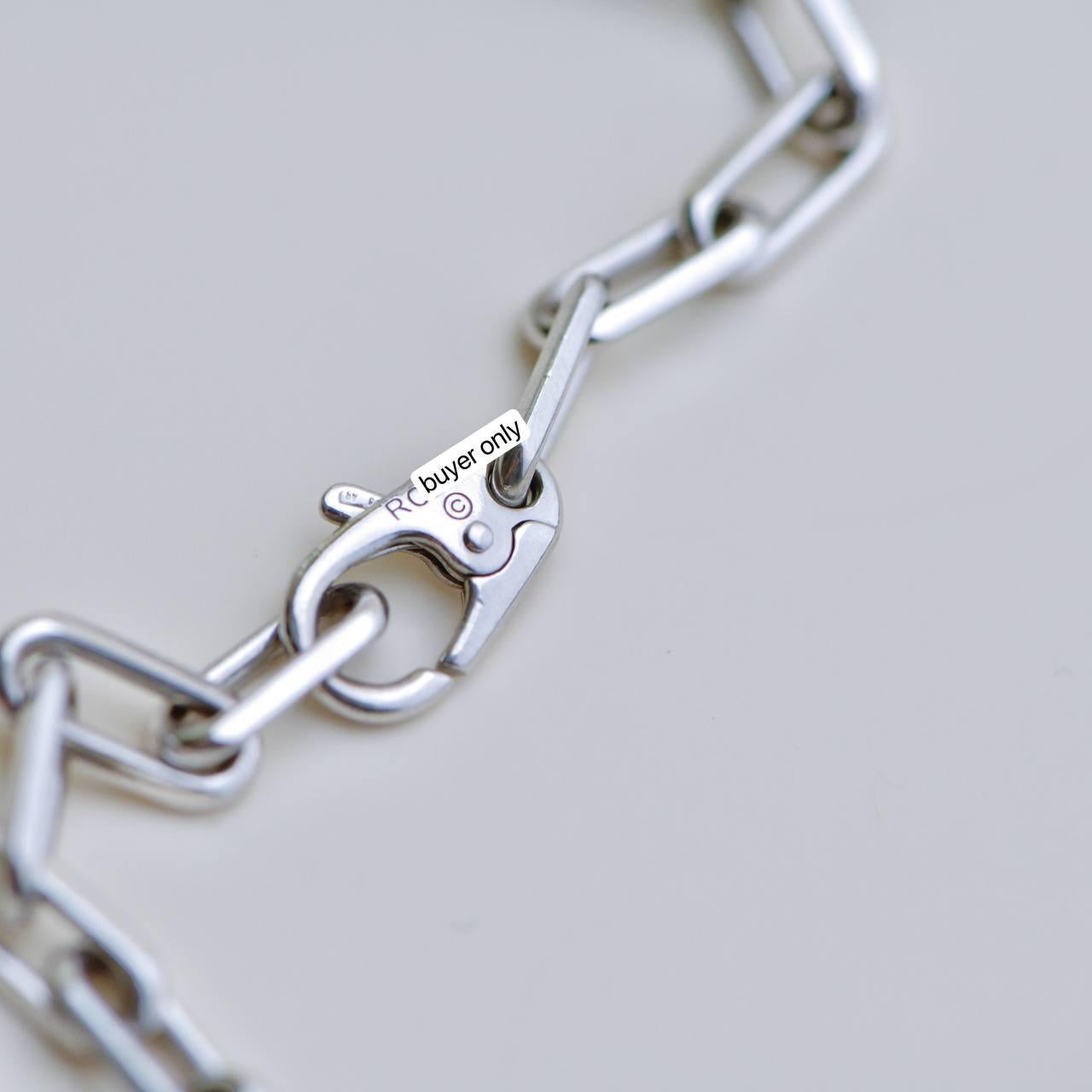 Cartier Santos de Cartier Collier en or blanc 18 carats, modèle moyen en vente 4