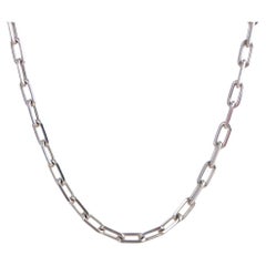 Cartier Santos De Cartier 18K White Gold Necklace Small Model