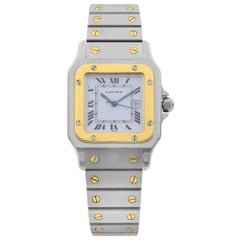 Cartier Santos de Cartier 18K Yellow Gold & Steel Automatic Men's Watch W20058C4