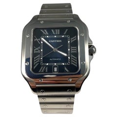 Cartier Santos De Cartier Blue Dial Men's Watch Ref. WSSA0030