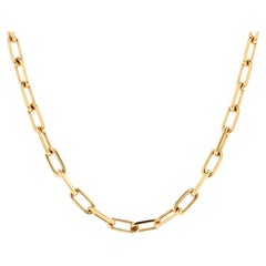 Cartier Santos de Cartier Chain Necklace 18K Yellow Gold