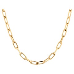 Cartier Santos de Cartier Chain Necklace 18K Yellow Gold