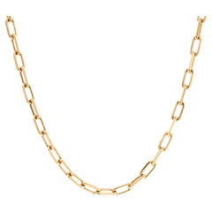 Cartier Santos de Cartier Chain Necklace 18K Yellow Gold