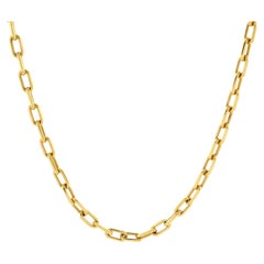 Cartier Santos de Cartier Chain Necklace 18K Yellow Gold