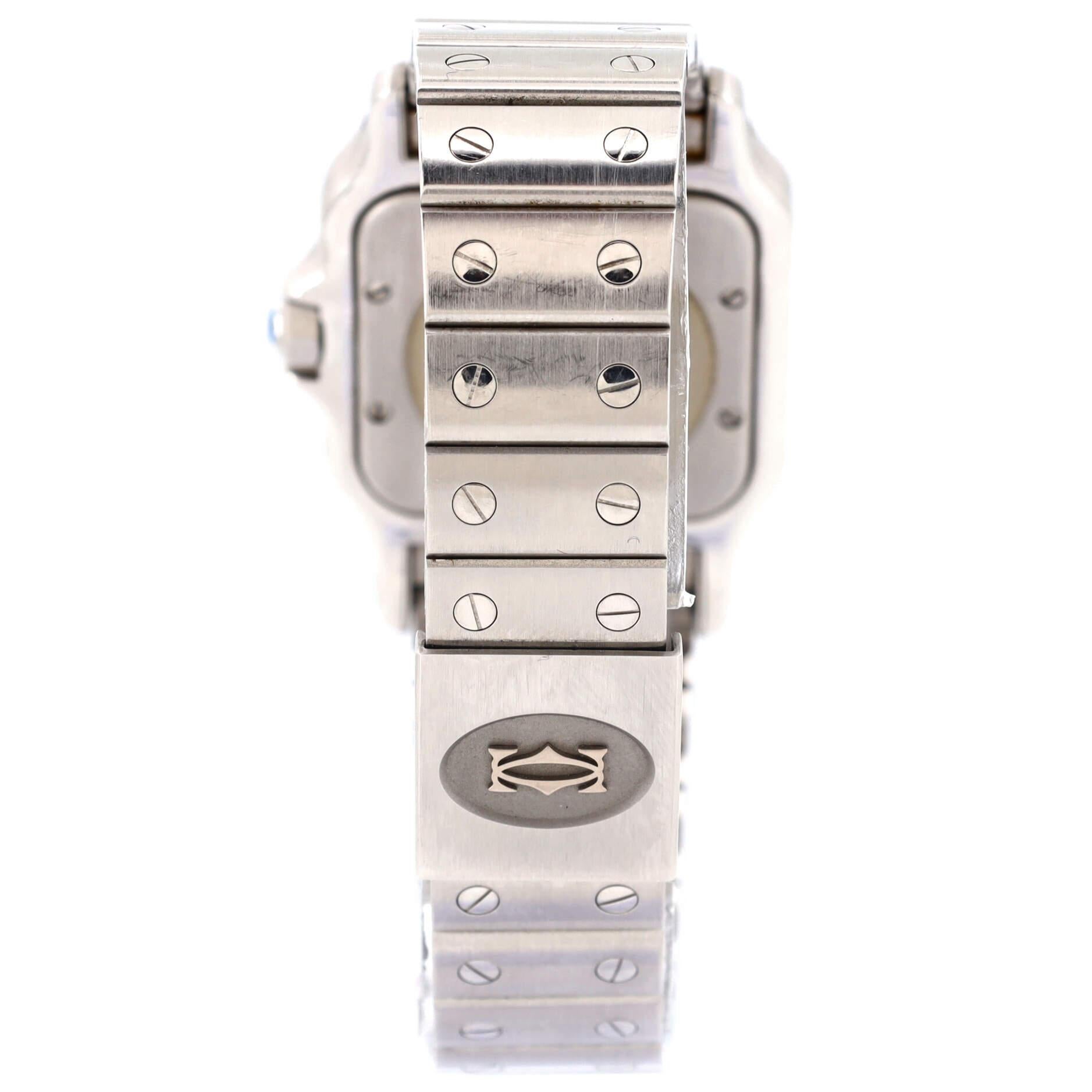 Women's Cartier Santos de Cartier Galbee Quartz Watch Stainless Steel 29
