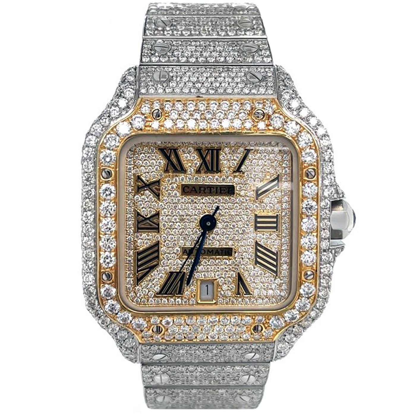 Cartier Stainless Steel Santos Large Quartz Wristwatch, circa 2000 at ...