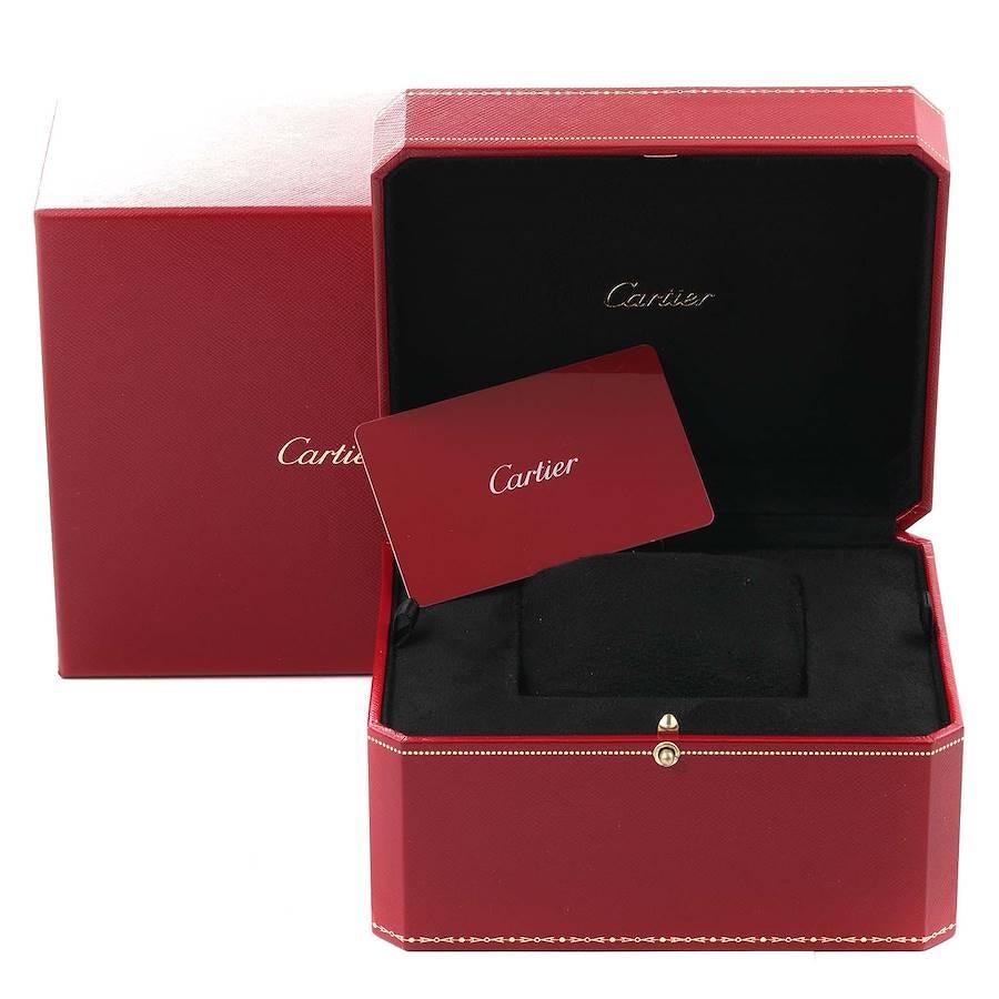 Cartier Santos De Cartier Large Rose Gold Silver Dial Watch WGSA0019 Box Card 3
