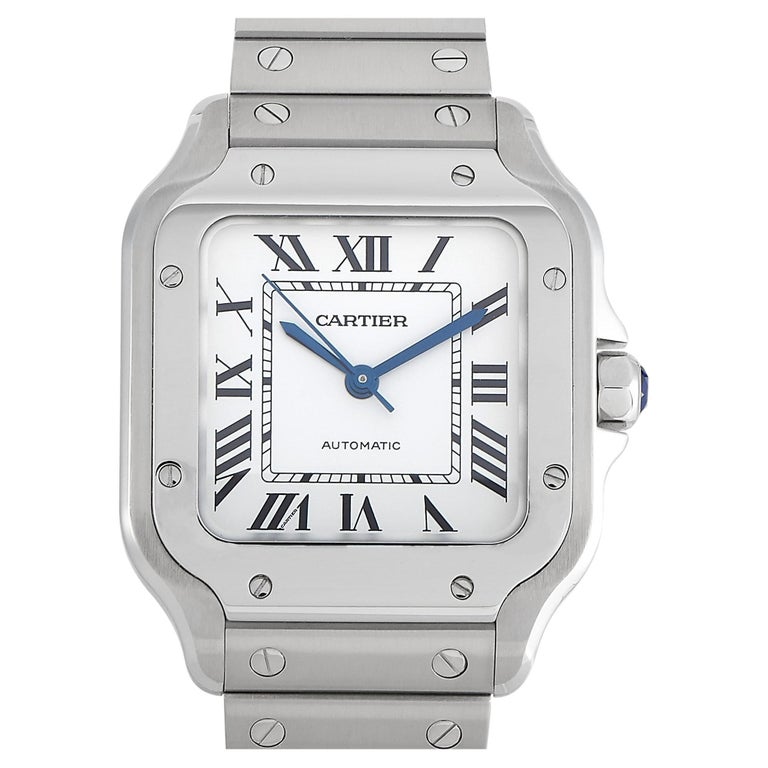 Cartier Santos De Cartier Medium Model Watch WSSA0029 at 1stDibs