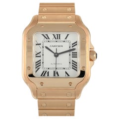 Cartier Santos de Cartier Medium Rose Gold Uhr WGSA0031