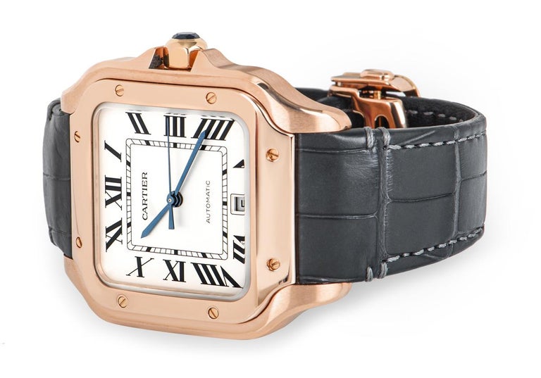 Cartier Santos De Cartier Rose Gold WGSA0019 Watch For Sale 1