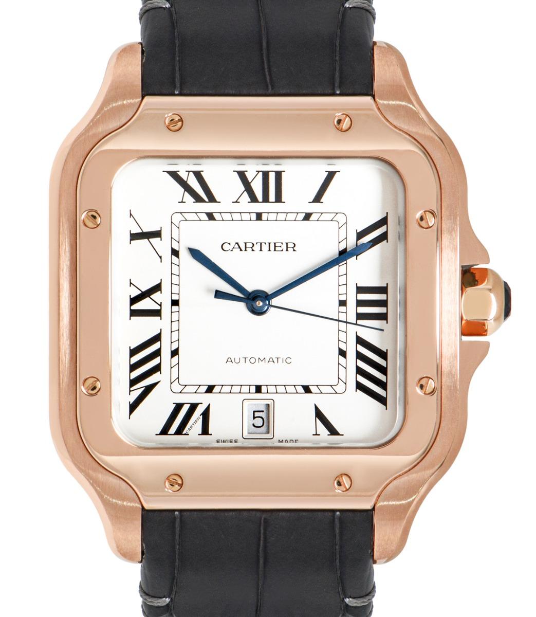 Men's Cartier Santos De Cartier Rose Gold WGSA0019 Watch