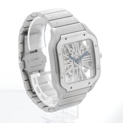 Cartier Santos de Cartier Skeleton Stainless Steel Watch WHSA0015 4109