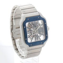 Cartier Santos de Cartier Skeleton Stainless Steel Watch WHSA0026 4109