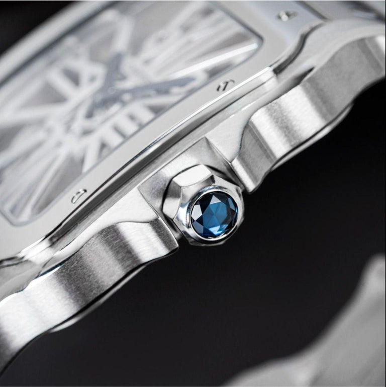 Cartier Santos De Cartier Skeleton WHSA0015 Watch In New Condition For Sale In London, GB