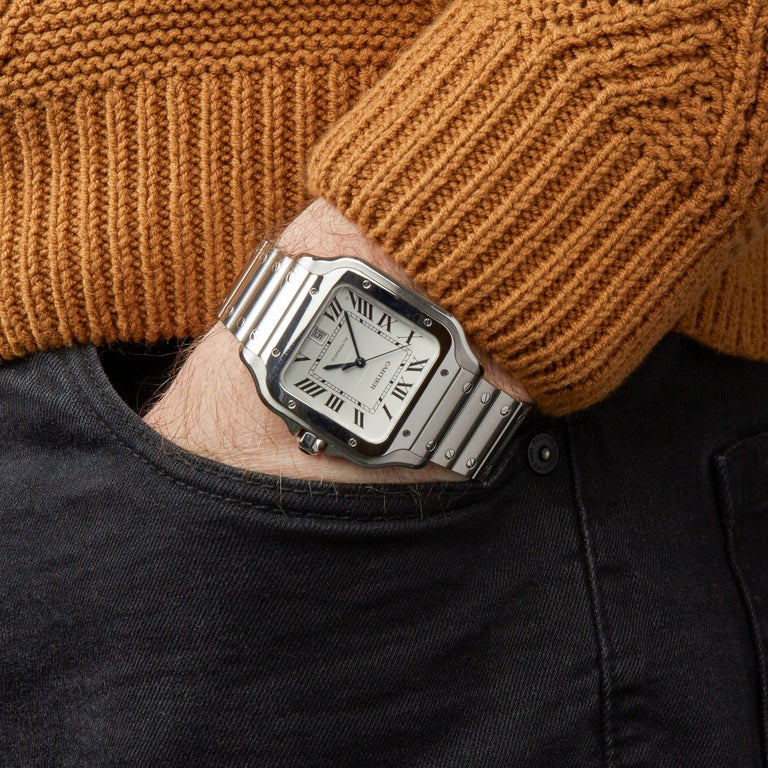 Cartier Santos De Cartier Stainless Steel 4072
