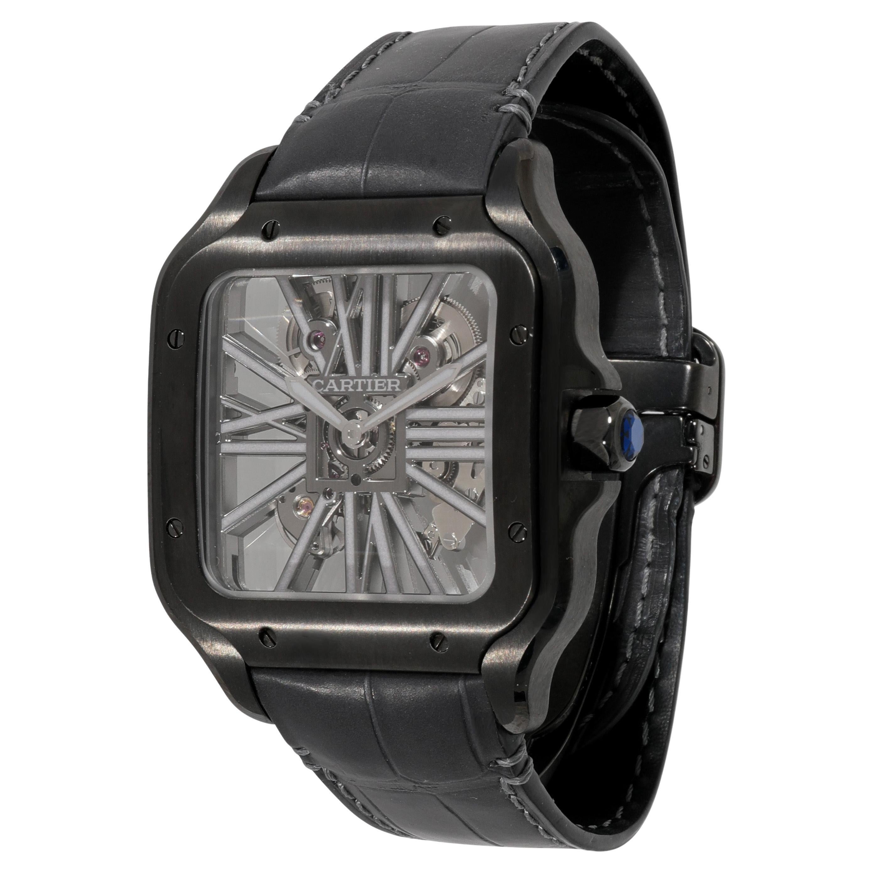 Cartier Santos de Cartier WHSA0009 Men's Watch in DLC