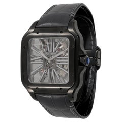 Cartier Santos de Cartier WHSA0009 Men's Watch in DLC