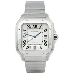 Used Cartier Santos De Cartier WSSA0009 Men's Stainless Steel Watch