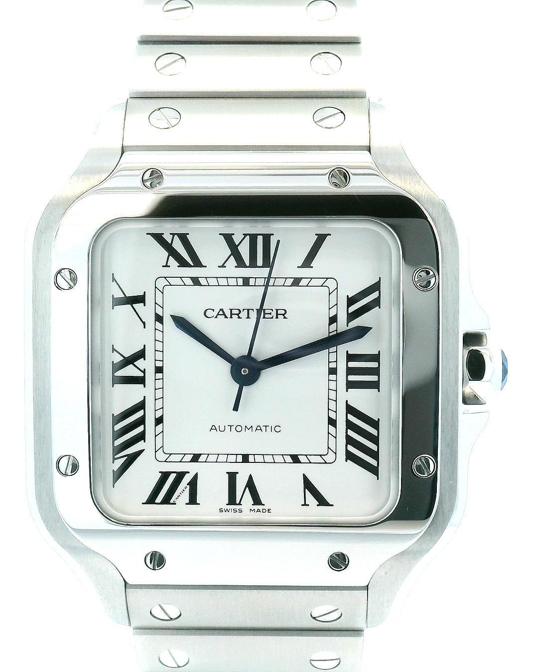 Women's or Men's Cartier Santos De Cartier WSSA0029 Midsize Full Set