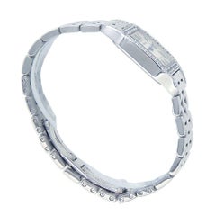Cartier Santos Demoiselle 18 Karat White Gold Swiss Quartz Ladies Watch WF9004Y8